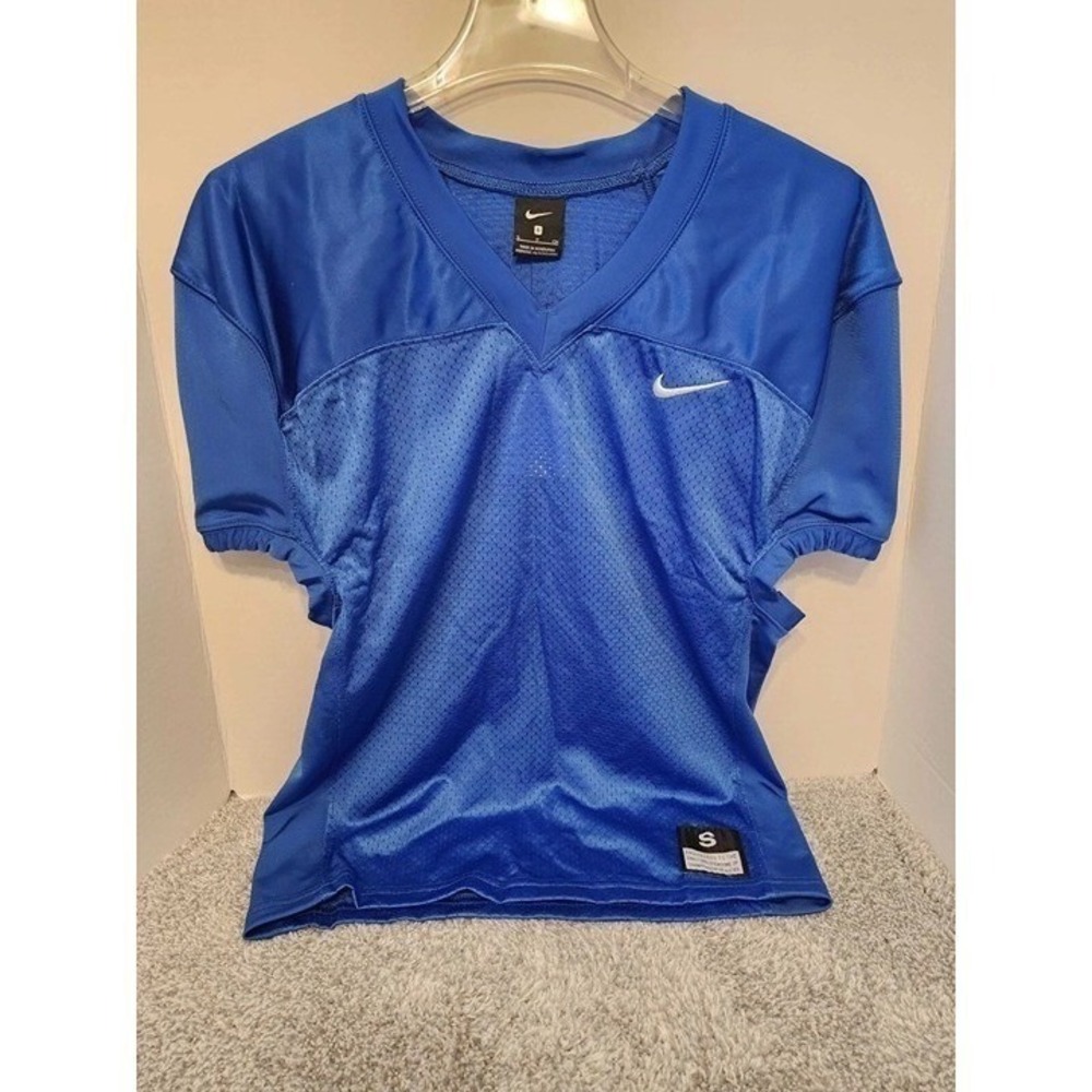 Nike Vapor Varsity Football Practice Mesh Jersey Size Small Blue 908729-493 NWT